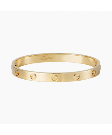 Культовый браслет Cartier Love / Классическая модель, желтое золото