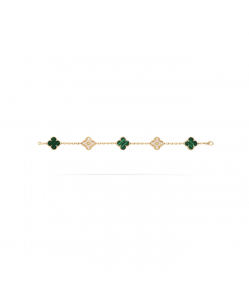 Van Cleef & Arpels Vintage Alhambra — браслет 5 мотивов