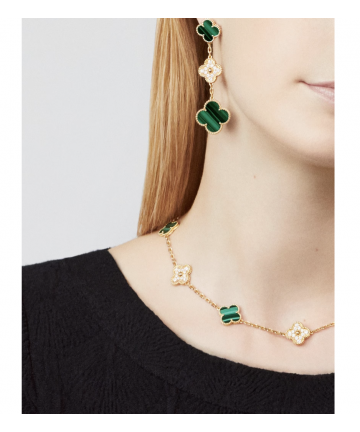 Van Cleef & Arpels Vintage Alhambra — колье 10 мотивов