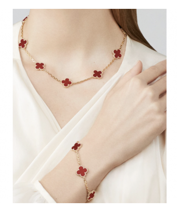 Van Cleef & Arpels Vintage Alhambra — колье 10 мотивов