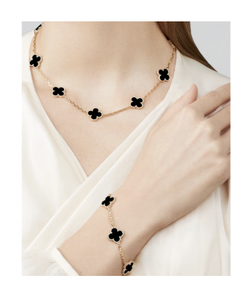Van Cleef & Arpels Vintage Alhambra — колье 10 мотивов