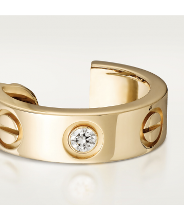 СЕРЬГИ Cartier LOVE из желтого золото