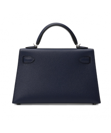 Сумка Hermes Mini Kelly 20 Epsom Noir с фурнитурой из палладия