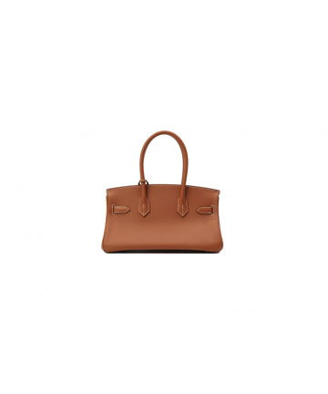 Культовая сумка Hermes Shoulder Birkin в классическом оттенке Gold