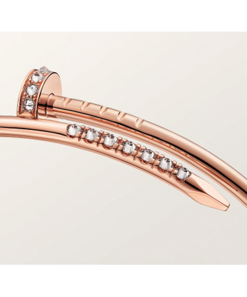 Браслет Cartier Juste un Clou (Small Model), розовое  золото 18 карат с бриллиантами