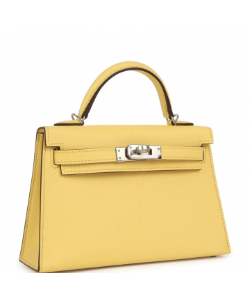 Редкая Hermès Mini Kelly II в оттенке «Спелое Манго» / Кожа Epsom