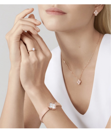 Van Cleef & Arpels Vintage Alhambra — серьги с бриллиантами