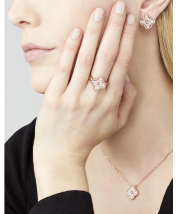 Van Cleef & Arpels Vintage Alhambra — кольцо с бриллиантами