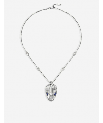 SERPENTI КОЛЬЕ из белого золото с бриллиантами